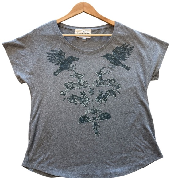 Salgato Fenwick M EUC  Animal Graphic Short Sleeve Tee - Picture 2 of 12